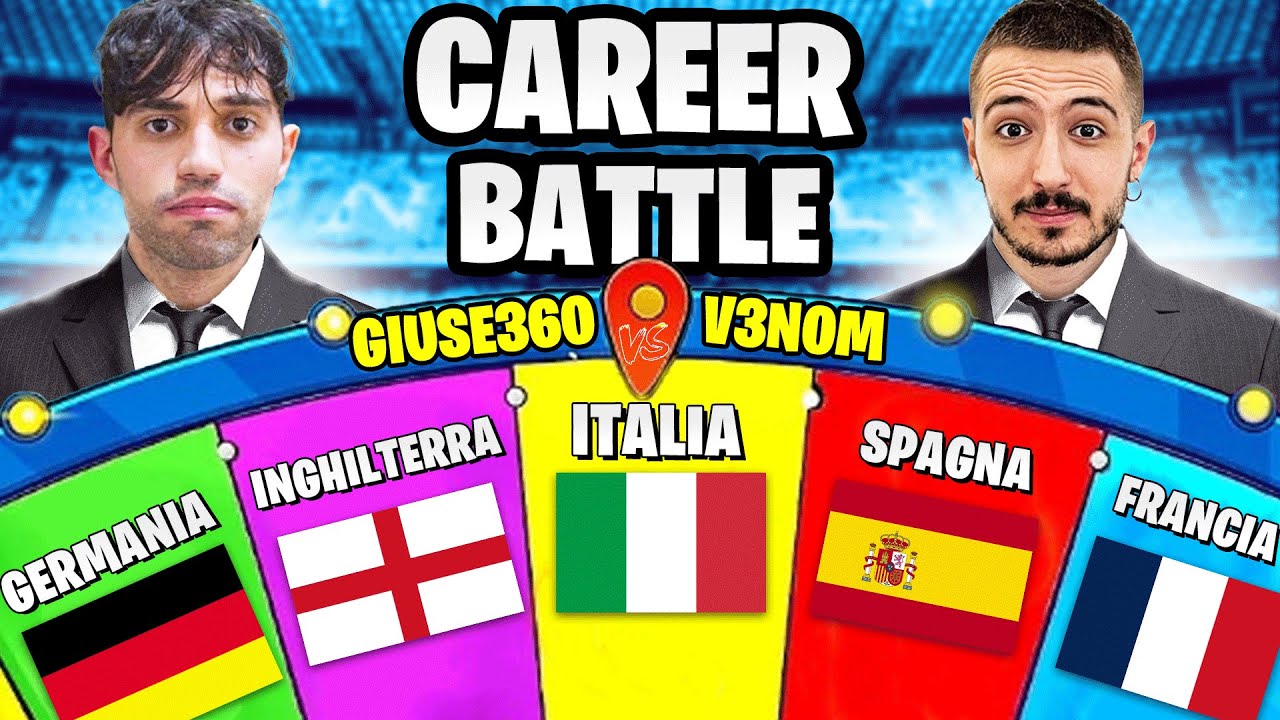 CAREER BATTLE MA LA RUOTA DECIDE DA CHE NAZIONALE COMPRARE! NUOVA SFIDA CONTRO VENOM SU FC 24!