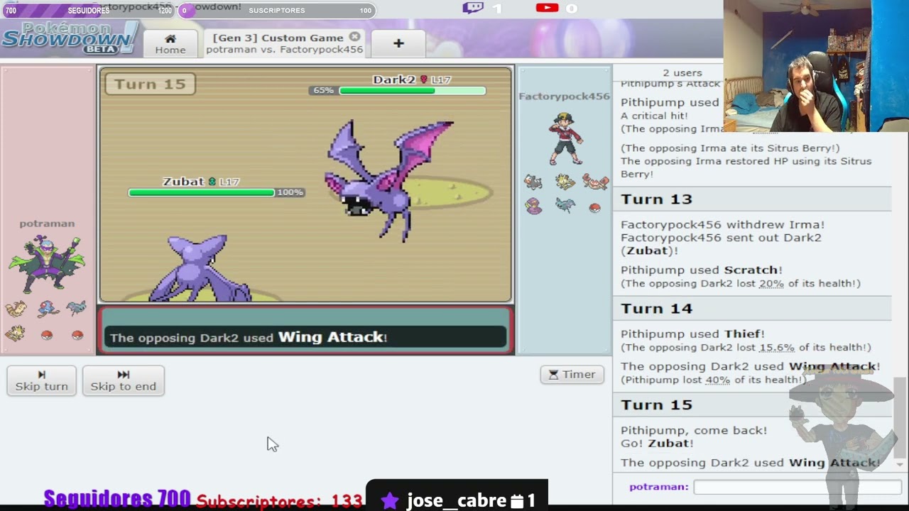 Team Rocket Edition XavierPotraman VS Dark Combate del Primer Tramo