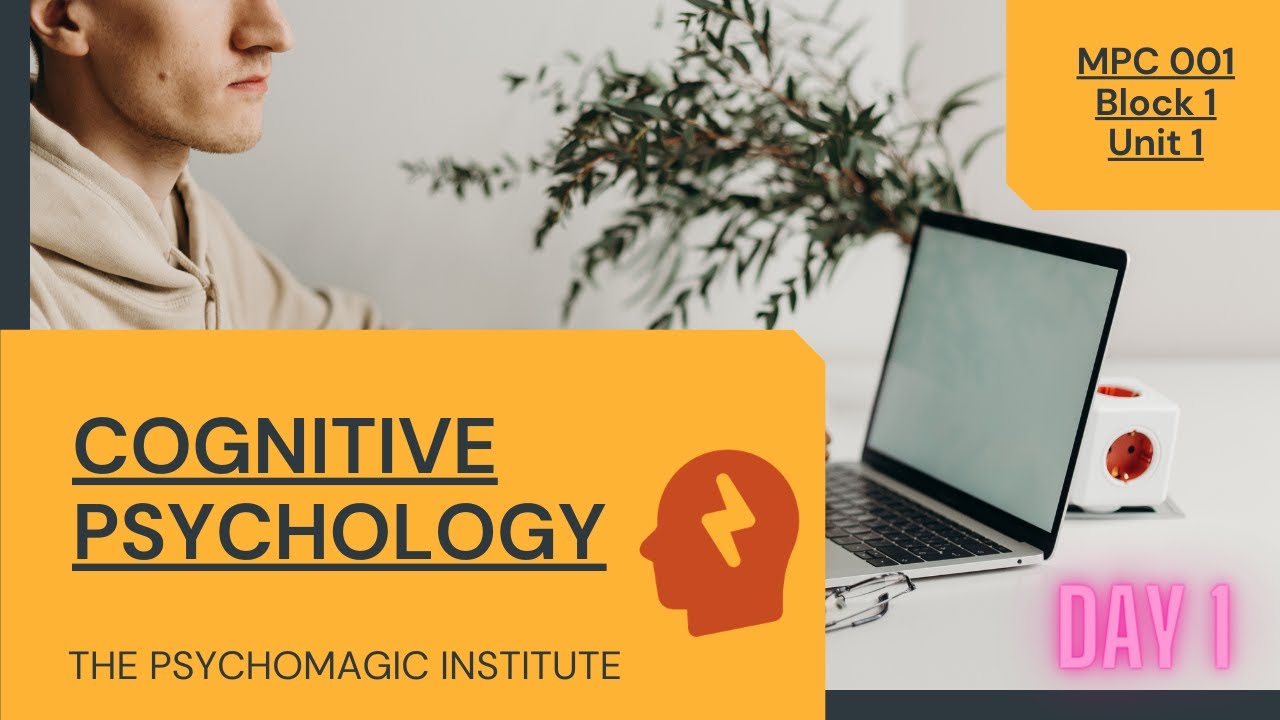 MA Psychology 1st year online classes MPC001 Block 1 Unit 1 - Day 1 | IGNOU | MAPC| The Psychomagic