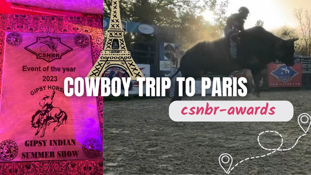rodeo awards in paris + BULL RIDING with the moraes brothers 🇧🇷🇪🇺