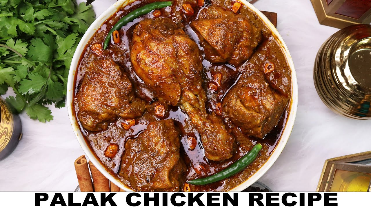 सर्दियों की सबसे Best Non-Veg रेसिपी | Dhaba Wala Saag Chicken | Palak Chicken Recipe