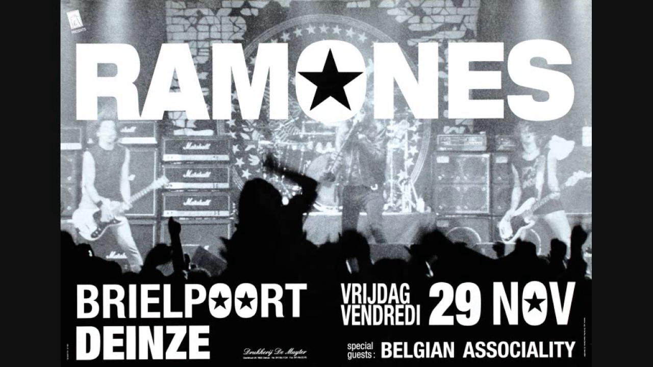 Ramones - Brielpoort (Deinze, Belgium 29-11-1991) SOUNDCHECK