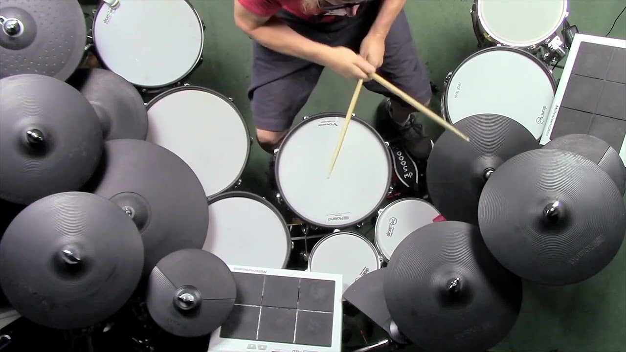Steve Monti - BecauseDrumGeek's e-drum engine-Roland TD-50X-  Mossprinten Demo Mix