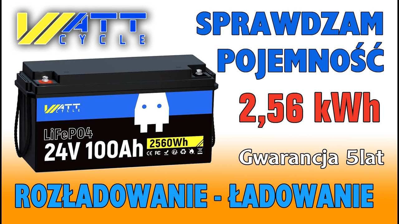 TEST. Jak sprawdzam LiFePO4 WATTCYCLE 24V 100AH & Vevor 3.5kW. ATORCH Tuya
