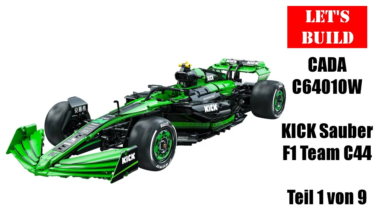 Let's build: CADA C64010W KICK Sauber F1 Team C44, Teil 1 von 9