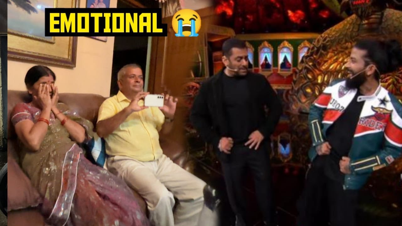 Big Boss Mai Salman Khan Ke Sath Apne Bete Ko Dekh Kr Mummy Emotional Hogyi😭