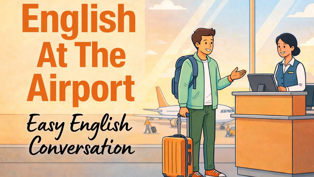 English Conversations at the Airport | Beginner-Friendly Practice