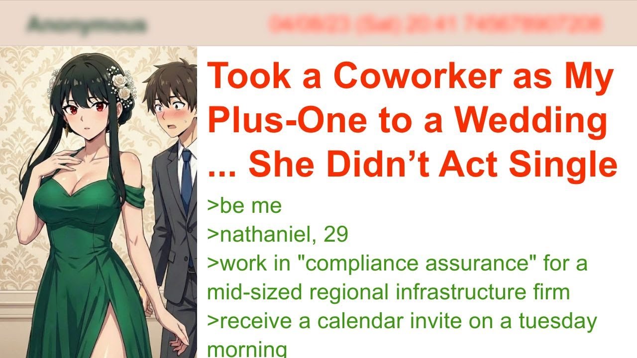 Took a Coworker as My Plus-One to a Wedding… She Didn’t Act Single | 4chan Greentext Stories