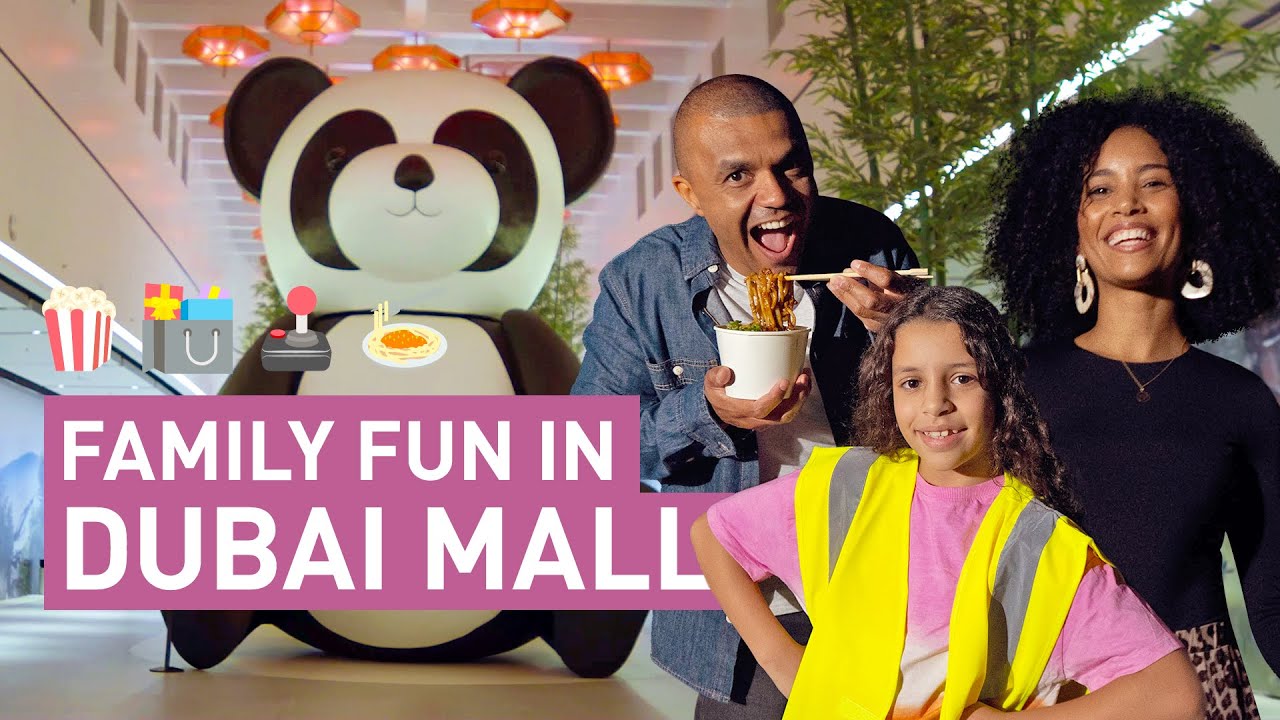 Family FUN in Dubai Mall! 👨&zwj;👩&zwj;👦