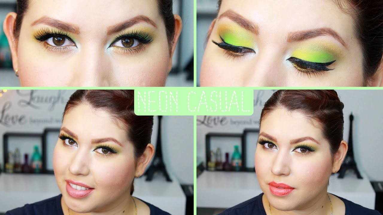 LOOK NEON VIBRANTE | amarillo, verde y cobre | MaKillArte
