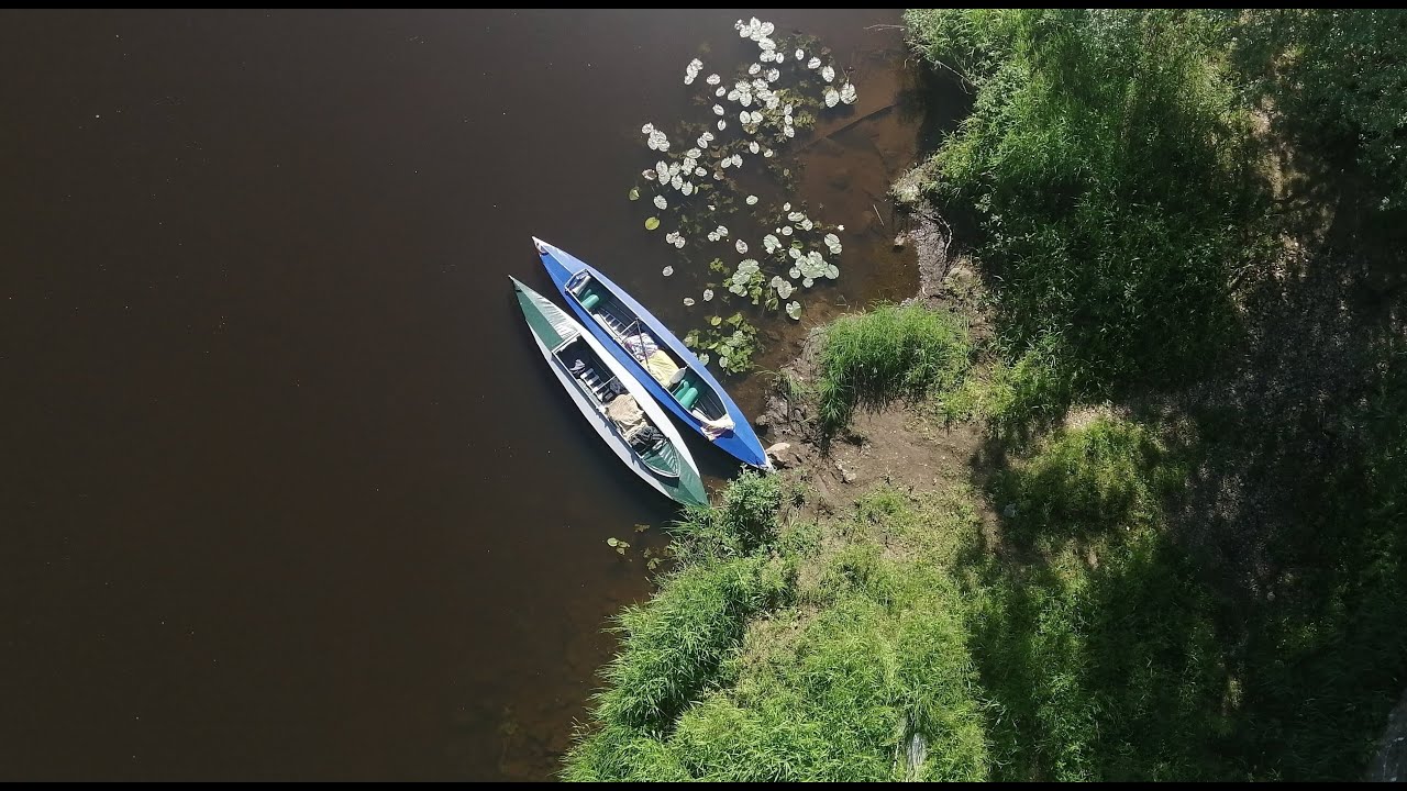 Поход на байдарках: Салют-2, Таймень-2 по реке Угре
