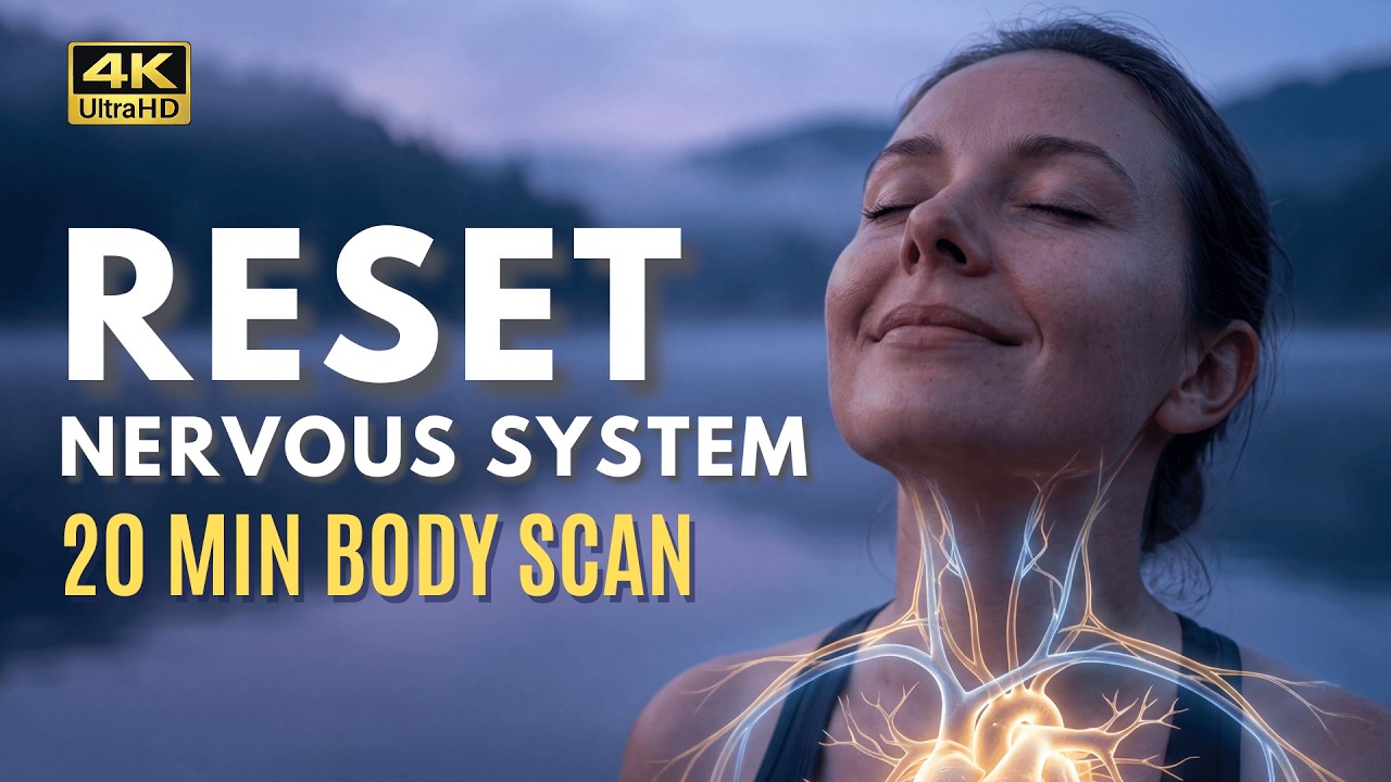 Overstimulated? Release the Tension | 20 Min Body Scan to Settle Your Nervous System [4K]
