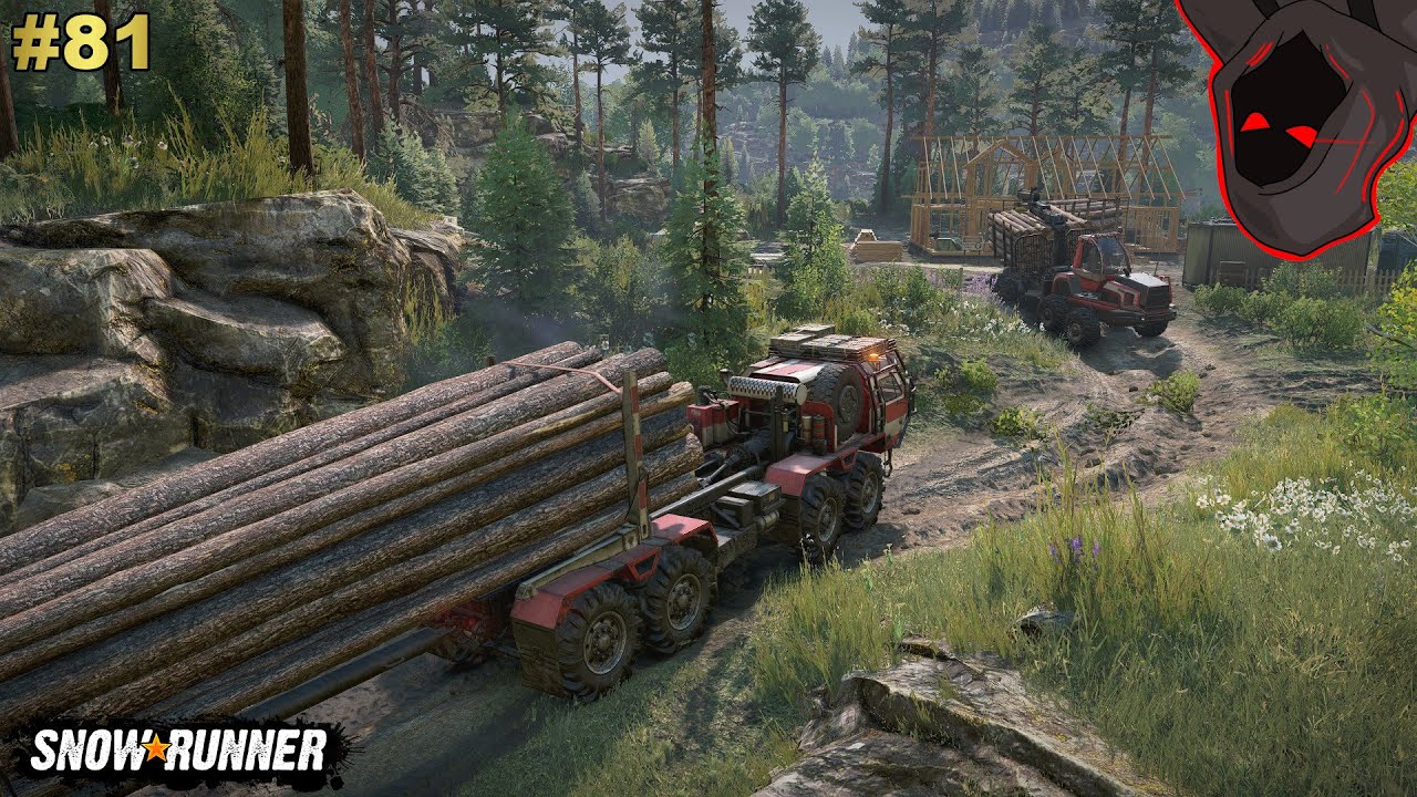 EKIPA BUDOWLANA!  |KŁODY POD NOGI [2/2]| - Snowrunner #81