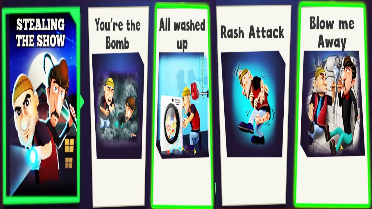 Scary Robber Home Clash - New Update Chapter Stealing the Show | All levels