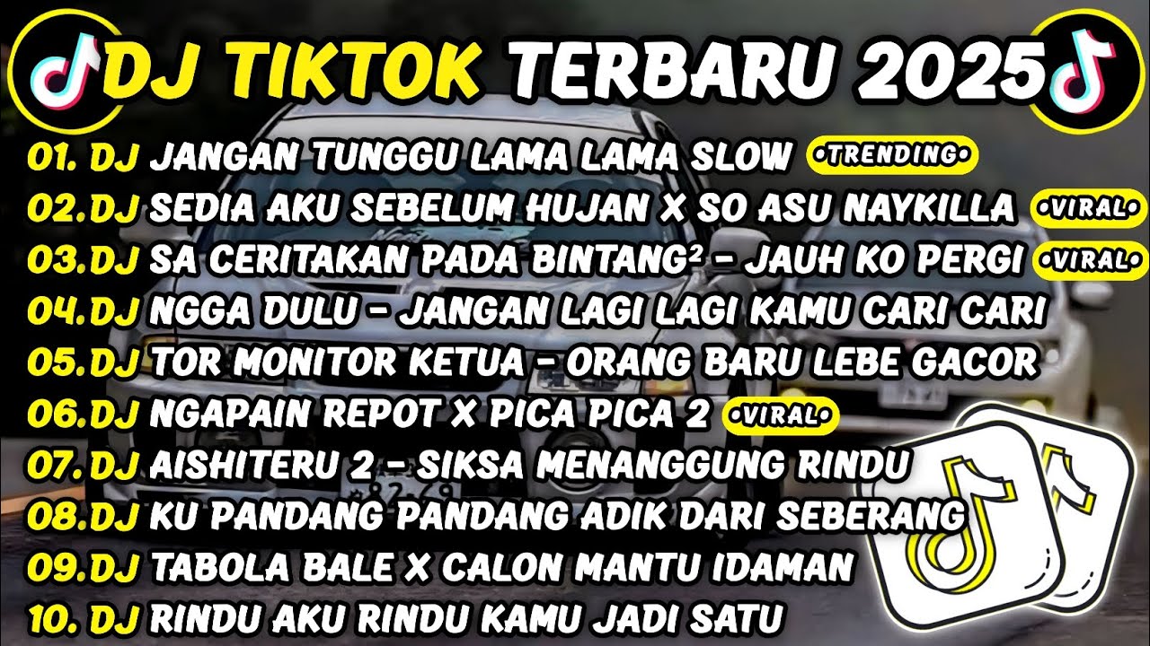 DJ TIKTOK TERBARU 2025🎵DJ JANGAN TUNGGU LAMA LAMA🎵DJ SEDIA AKU SEBELUM HUJAN X SO ASU NAYKILLA