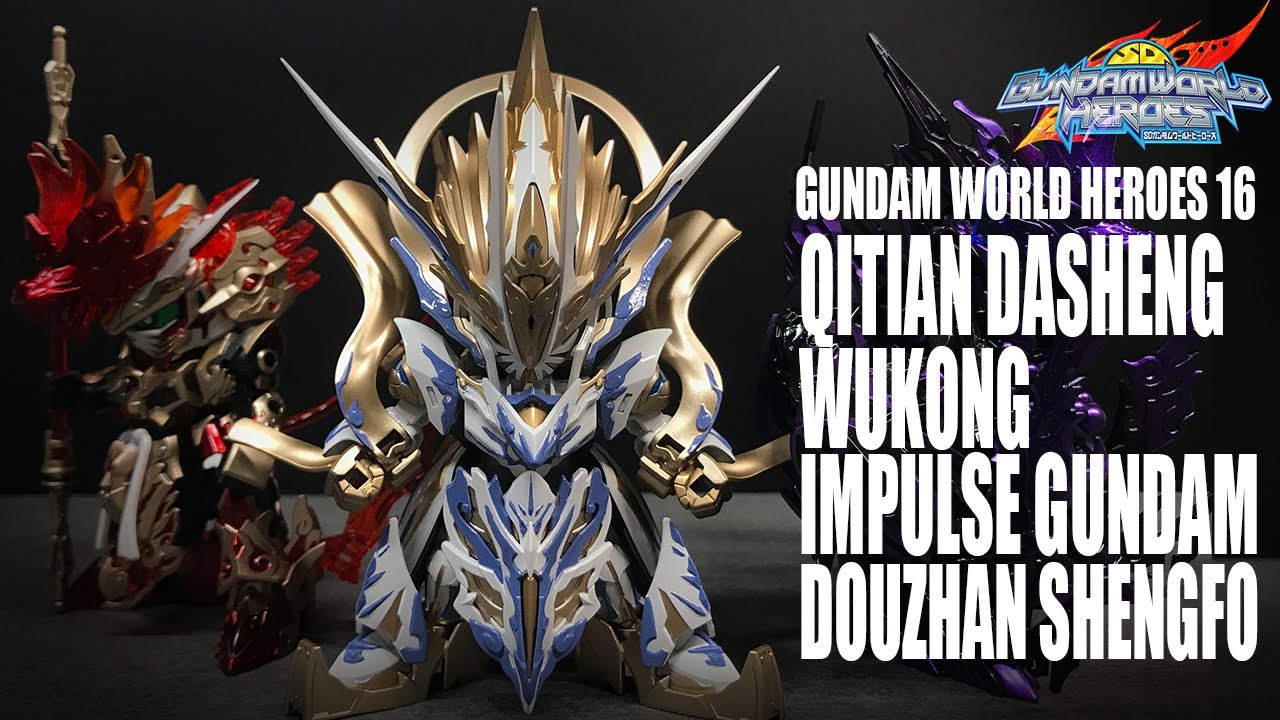 SDW QITIAN DASHENG WUKONG IMPULSE GUNDAM DOUZHAN SHENGFO / 【ガンプラ全塗装】  斉天大聖悟空インパルスガンダム -闘戦勝仏-