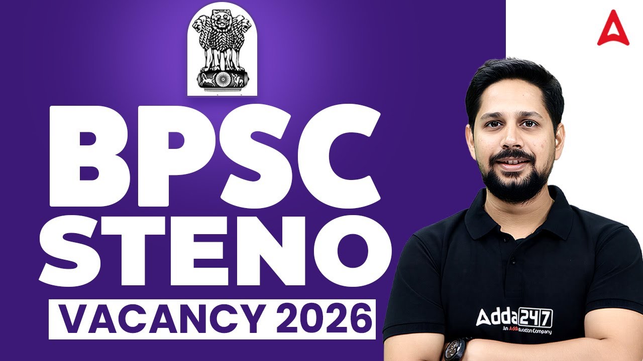 BPSC Steno Vacancy 2026 🔥 Latest Notification | Exam Date & Syllabus | Rudra Sir