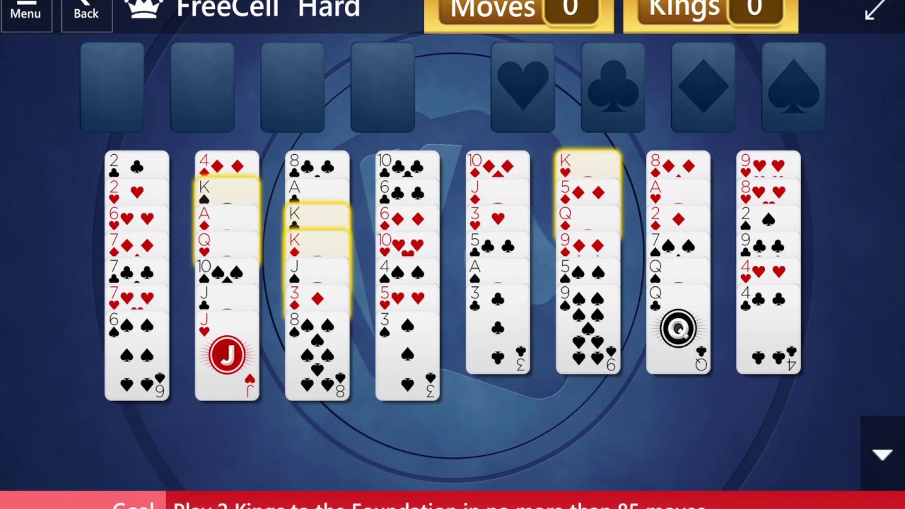 Microsoft Solitaire Collection: FreeCell - Hard - January 2, 2015
