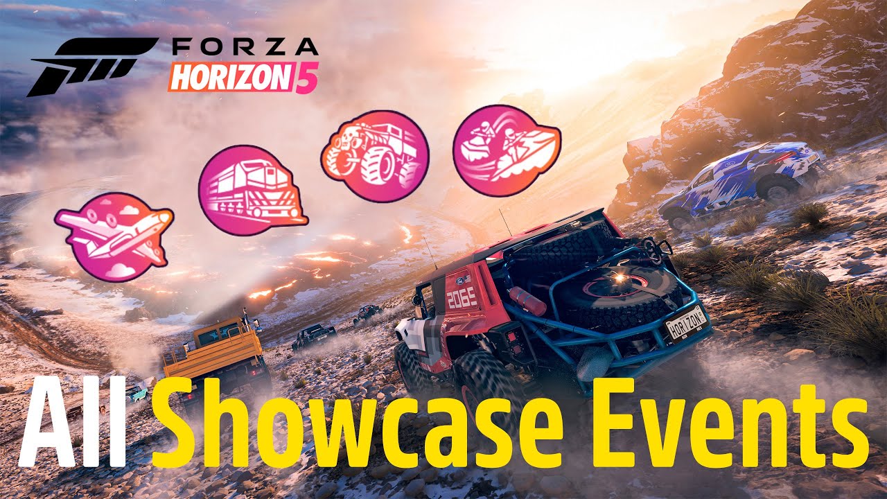 Forza Horizon 5 All showcase events