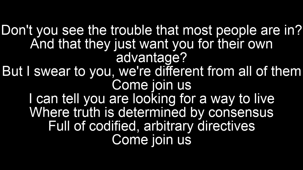 Bad Religion-Come Join Us Lyrics
