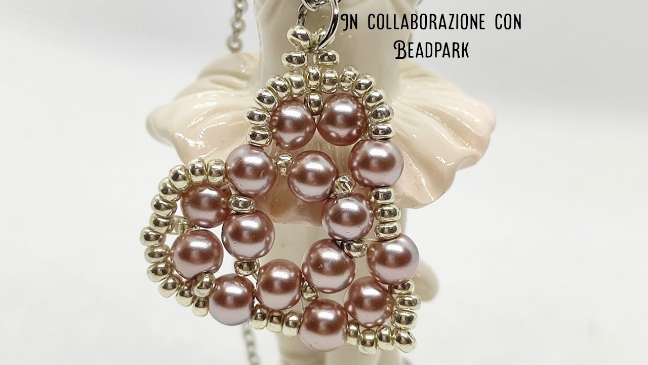 DIY-Ciondolo Cuore in Collaborazione con BeadPark #rocailles #perle #perline #beads #pendant #heart