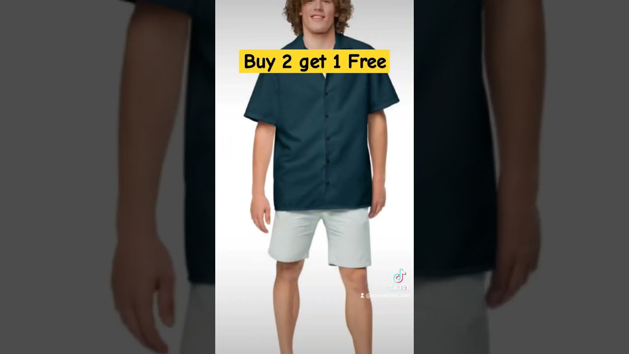 Dark Seas Blue Button-Up Shirt