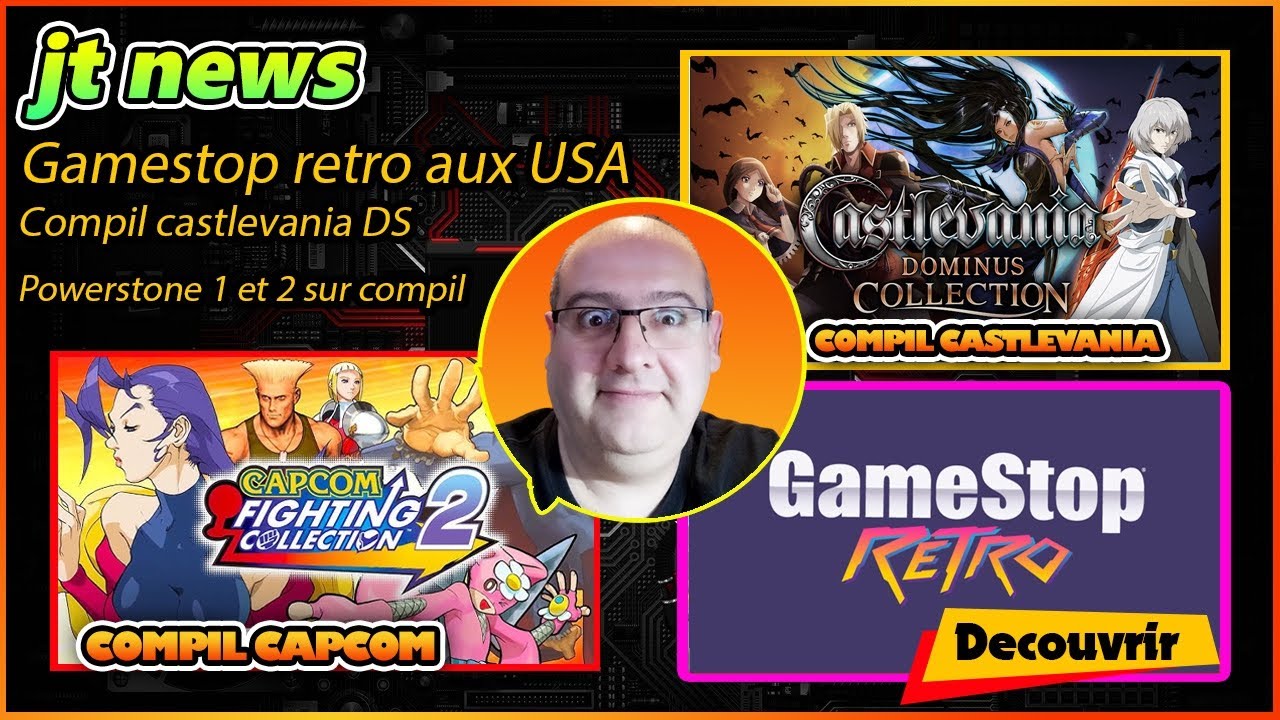 News: Gamestop retro USA et  avis sur compil Castlevania et  Capcom
