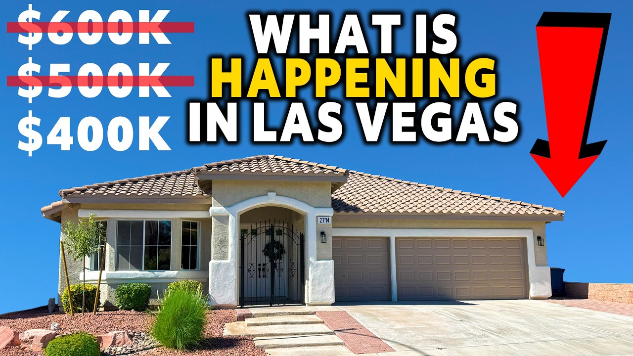 Will LAS VEGAS Home PRICES Crash? What You NEED to Know Before you Buy Home for Sale w/ Pool
