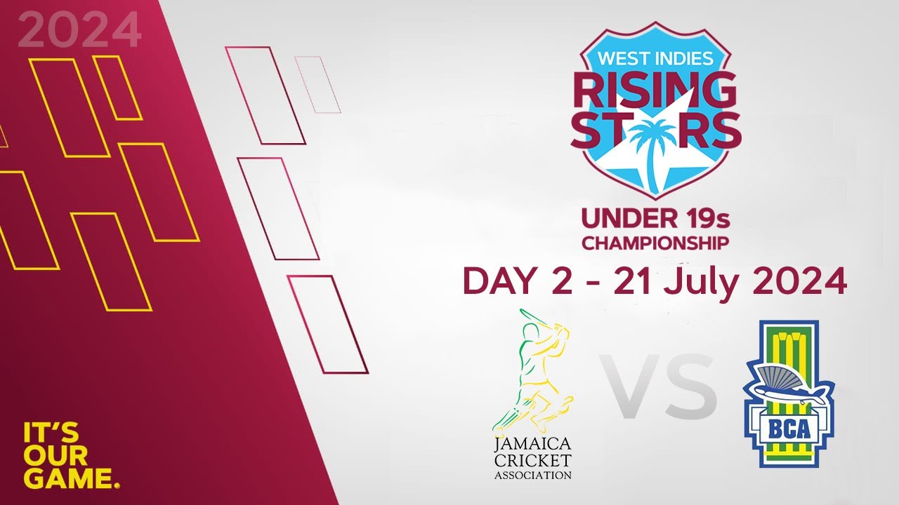 🔴 LIVE Jamaica vs Barbados - FINAL | Day 2 | CWI Men’s Under 19 2-Day Championships 2024