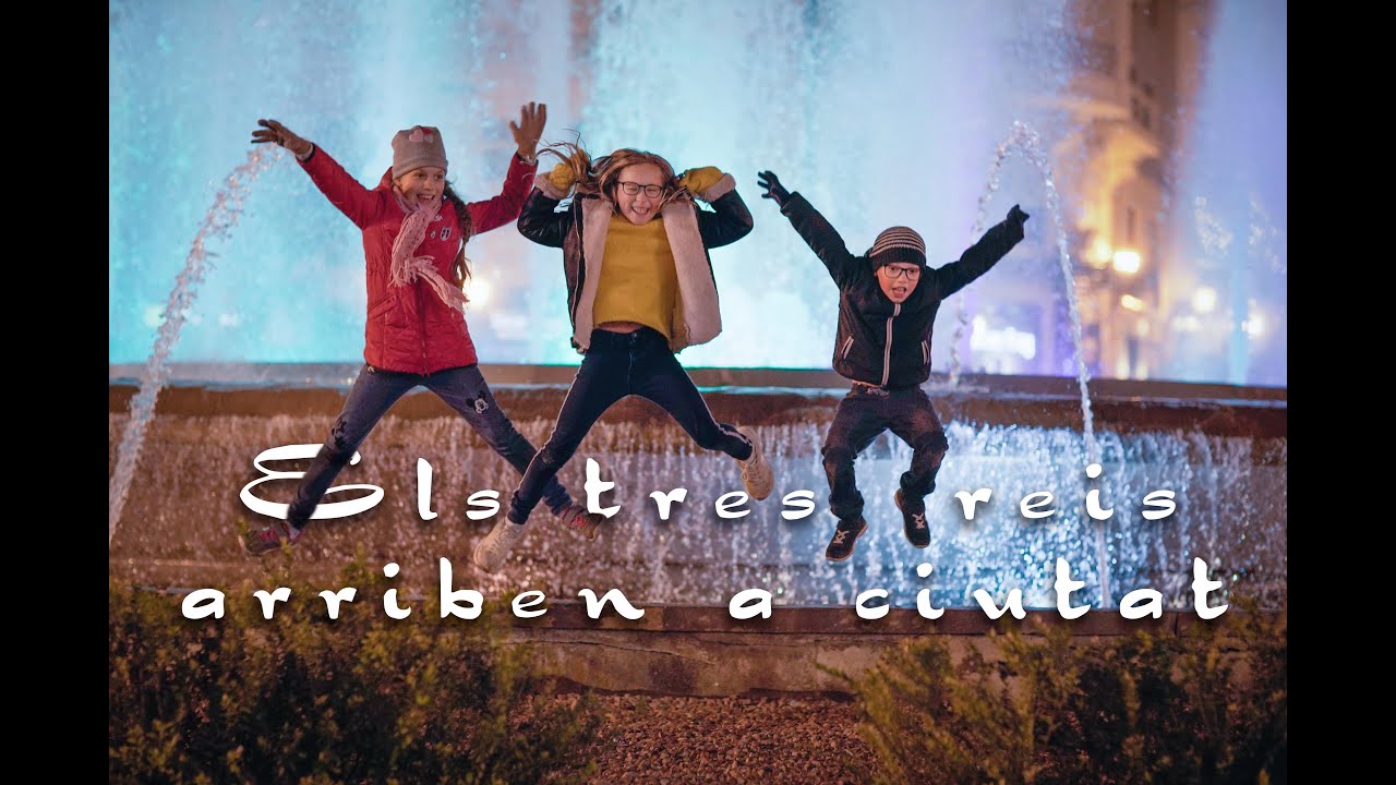 Els tres reis arriben a ciutat. Valencia.
