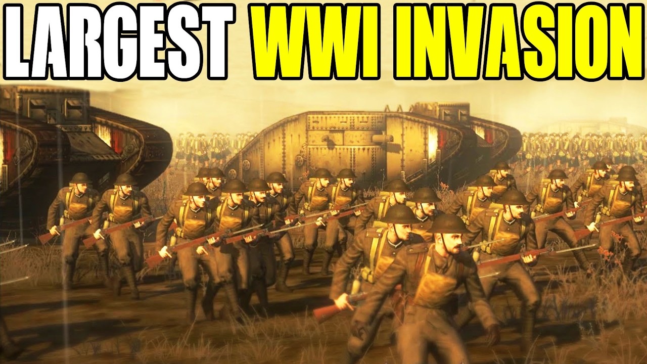 I Simulate the Largest WWI GERMAN ARMY Invasion EVER! - Total War: Great War #9