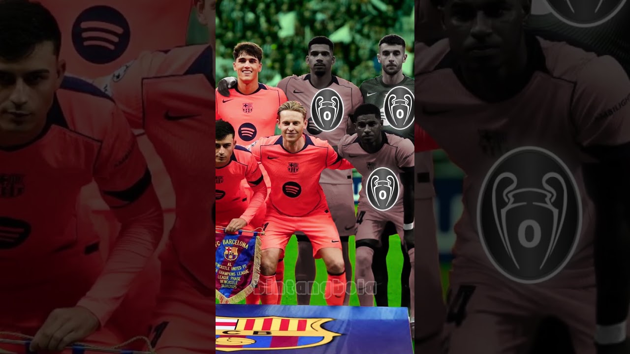 Newcastle United 1-2 Barcelona - UEFA Champions League 2025/26 | UCL Trophy #bintangbola