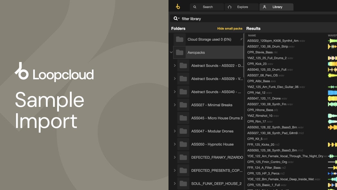 Sample Import & Auto Tagging | Loopcloud Basics
