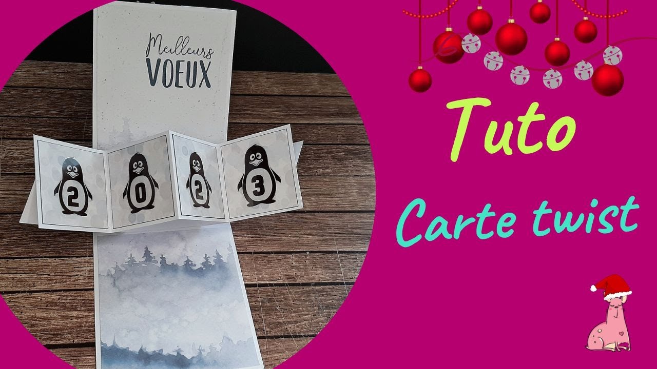 Tuto carte pop up n°1 : carte twist facile