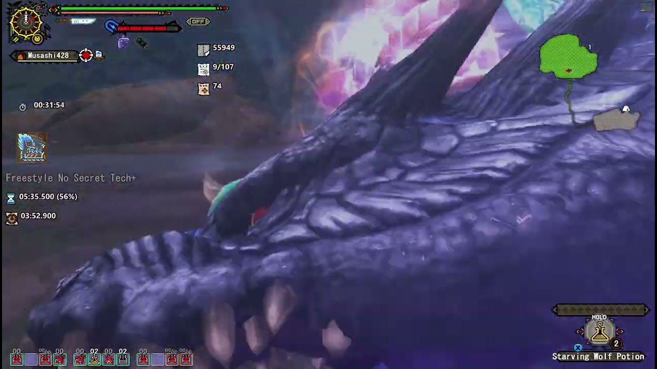 [MHF] Musou Boga Speedrun 6 Minutes