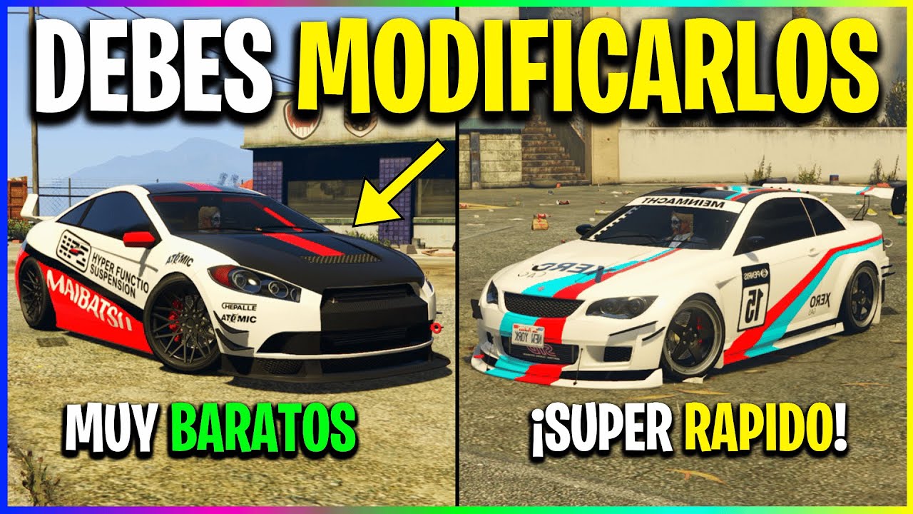 ¡Los VEHICULOS mas MODIFICABLES de la CALLE en GTA ONLINE 2026!