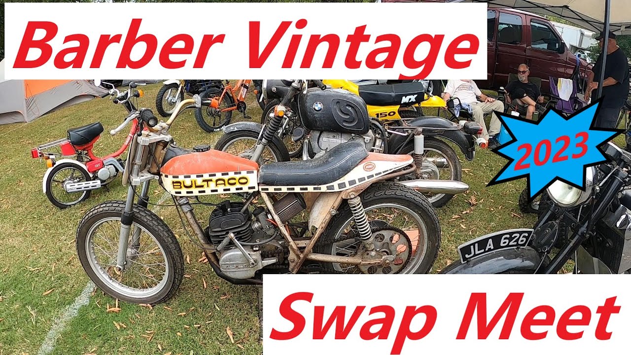 BARBER VINTAGE MOTORCYCLE SWAP MEET 2023