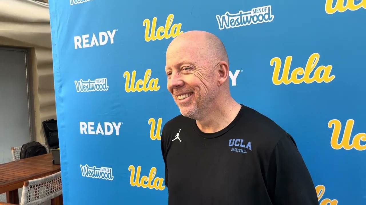 Главный тренер UCLA Мик Кронин обсуждает Скайя Кларка, процент потерь мяча и право Амари Бэйли вы...