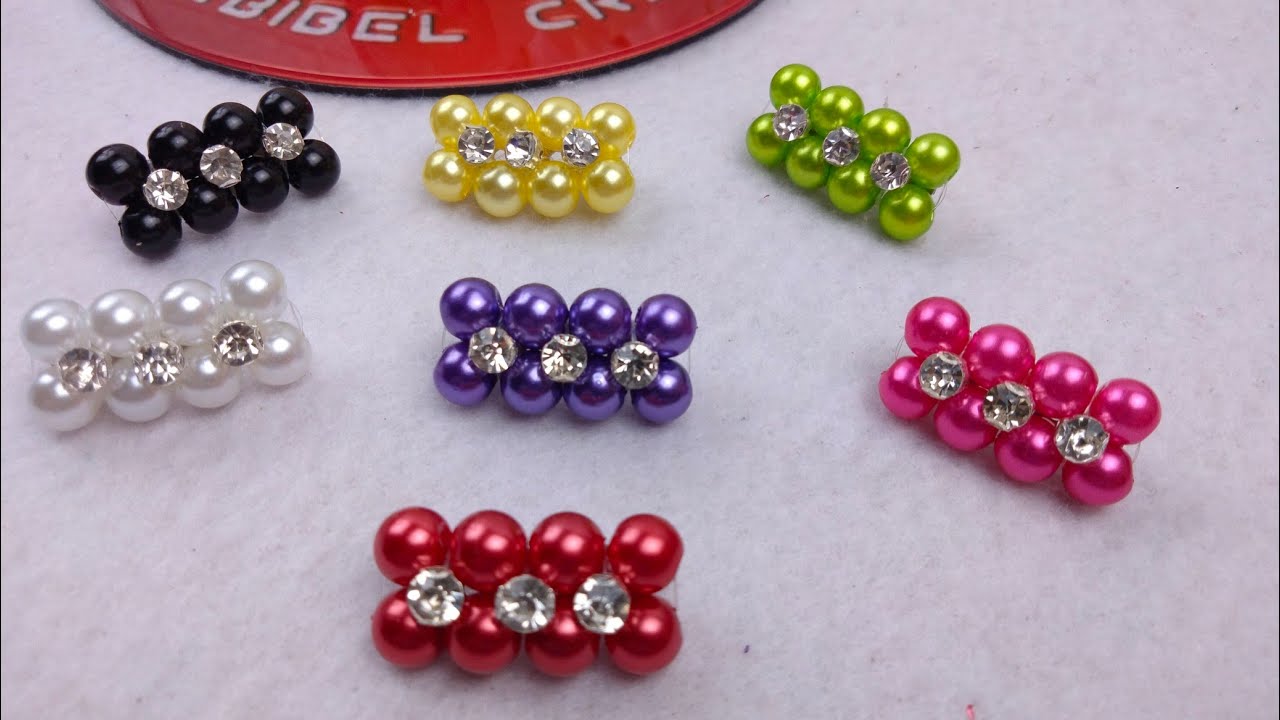 Cara Membuat Bros Hijab Mutiara Simpel