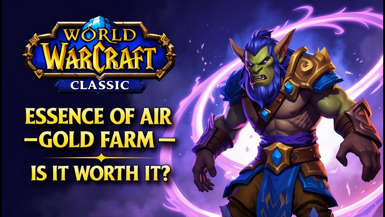 Essence Of Air Gold Farming - Is It Worth It???  | Wow Classic 2025