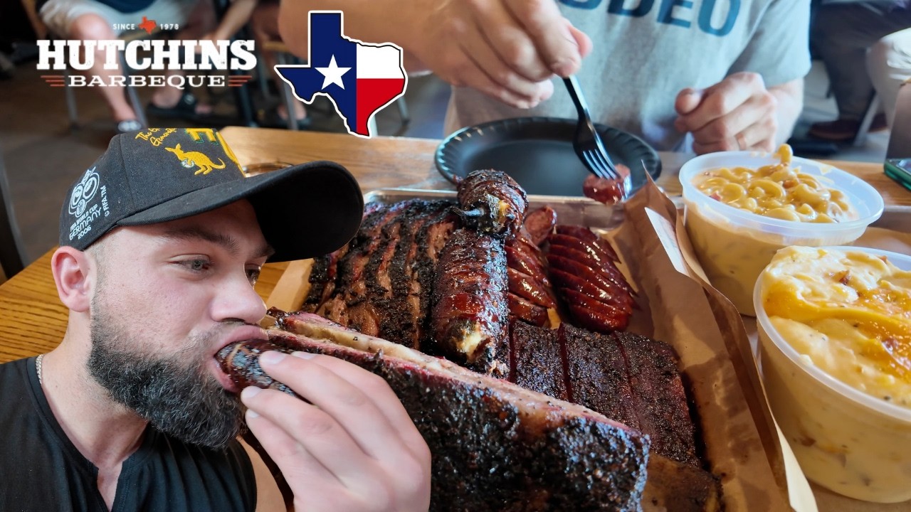 Texas Vlogs Ep. 1 | The Best BBQ in Texas?! Hutchins BBQ Review