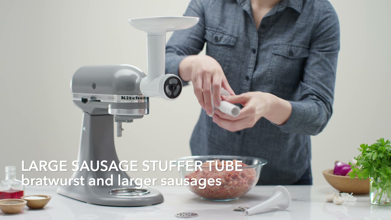 How To Use The KitchenAid Sausage Stuffer Attachment