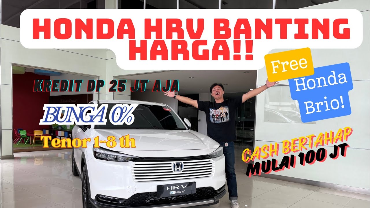 HONDA HRV BANTING HARGA LAGI‼️CASH BERTAHAP MULAI 100 JT AN?‼️FREE HONDA BRIO‼️