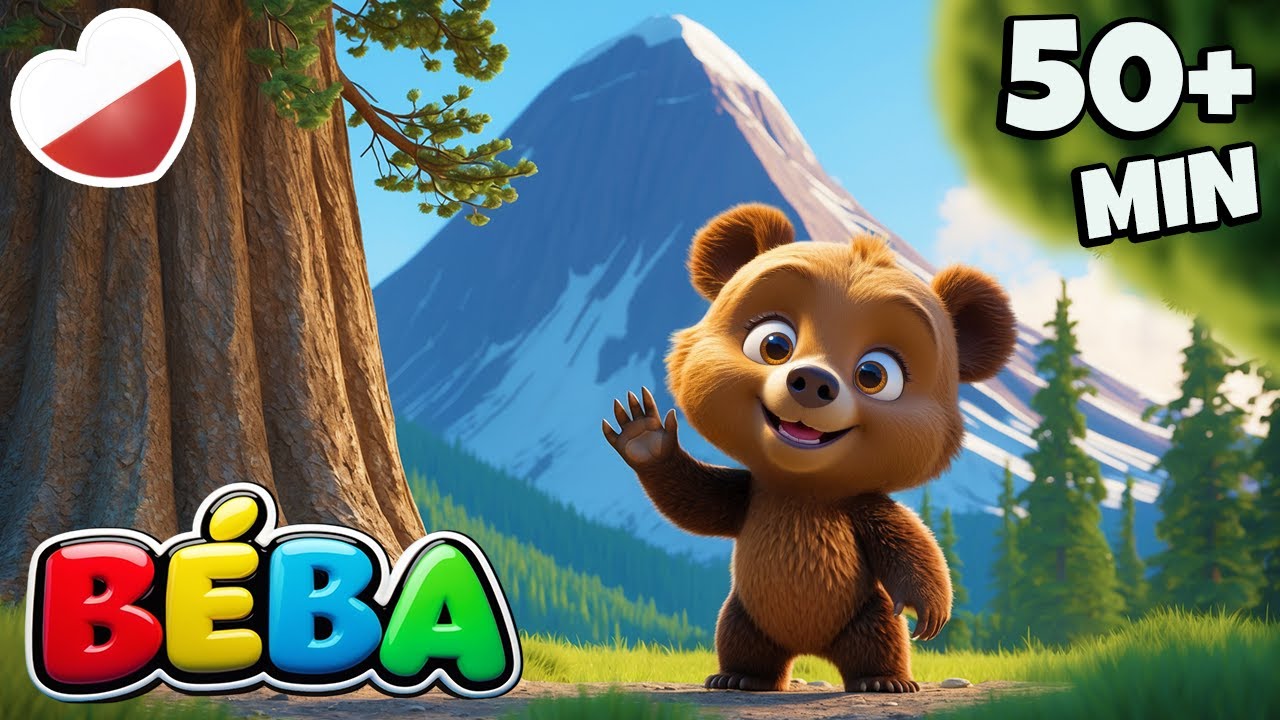 🐻Miś wspinał się na górę |🎵 Więcej piosenek dla dzieci po polsku | 50+ MIN | BÉBA