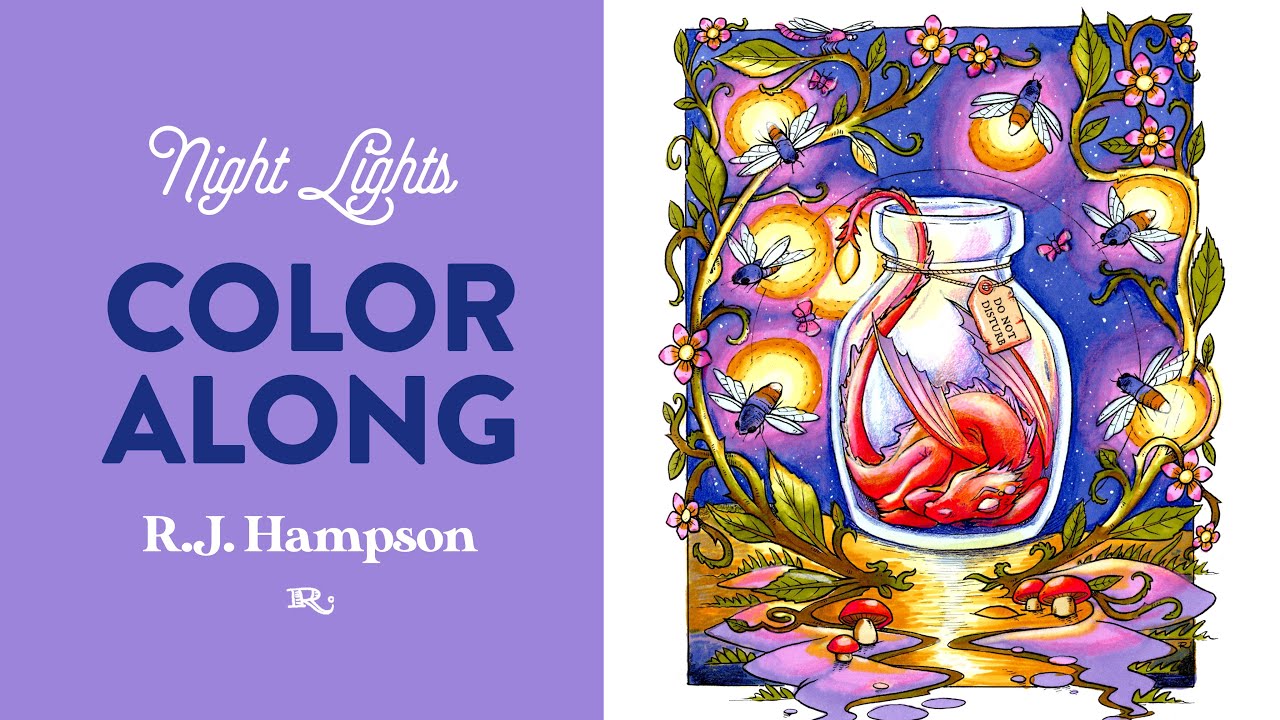 Night Lights Color Along: Coloring with Many Light Sources
