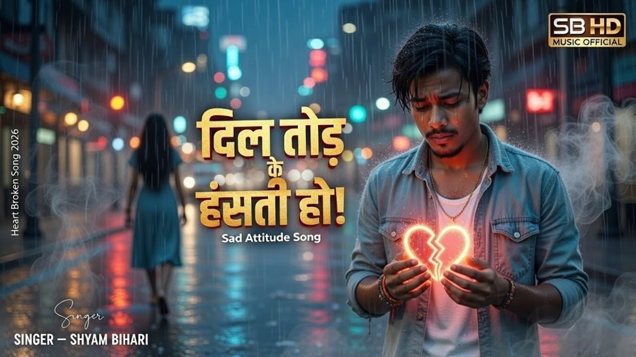 दिल तोड़ के हँसती हो मेरा | Shyam Bihari Sad Attitude Song 2026 | Heart Broken Song | New Hindi Sad