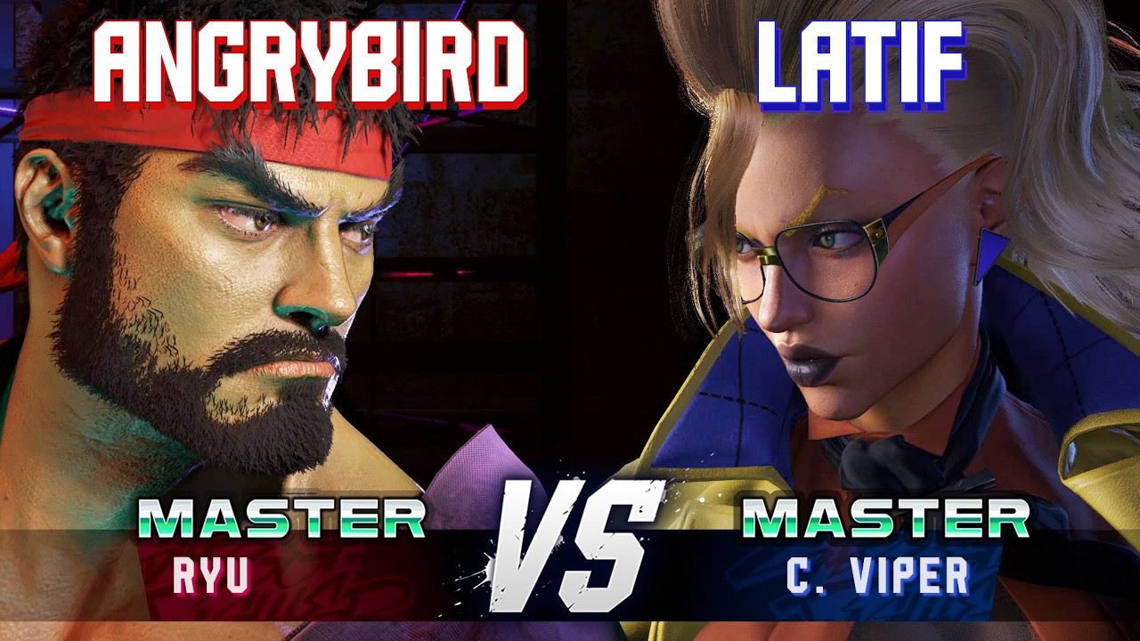 SF6 ▰ ANGRYBIRD (Ryu) vs LATIF (C.Viper) ▰ High Level Gameplay