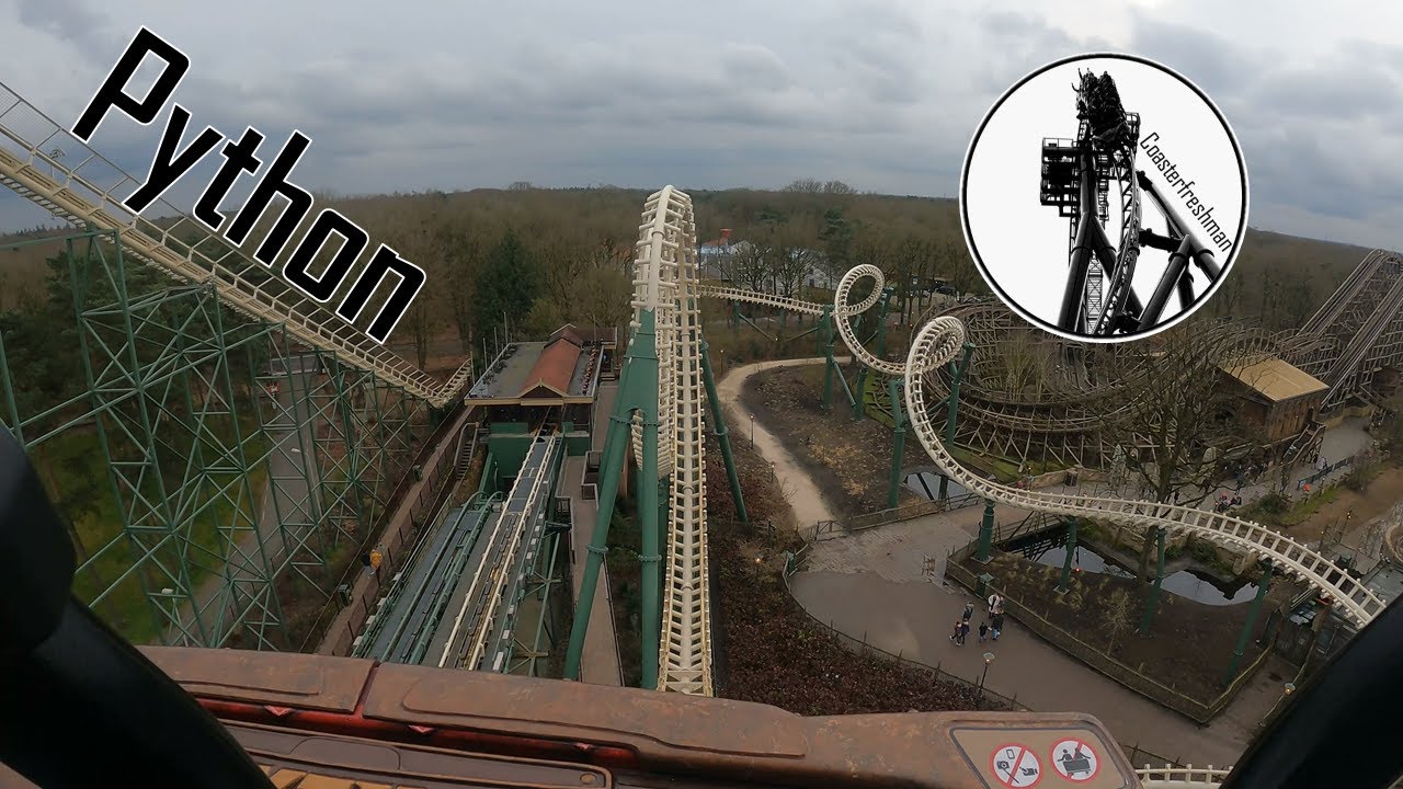 Python - Efteling | 4K 60fps onride 10/02/2022