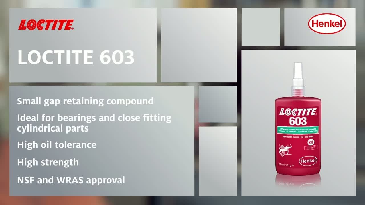 How to use LOCTITE 603 - Retaining Compound