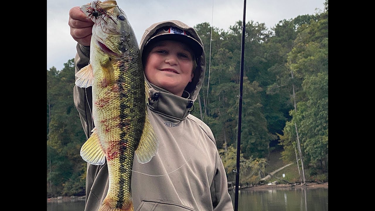 Lake Jackson Bass With Hunter And Travis Clay
